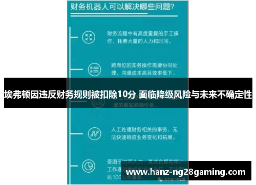 埃弗顿因违反财务规则被扣除10分 面临降级风险与未来不确定性 埃弗顿因违反财务规则被扣除10分 面临降级风险与未来不确定性